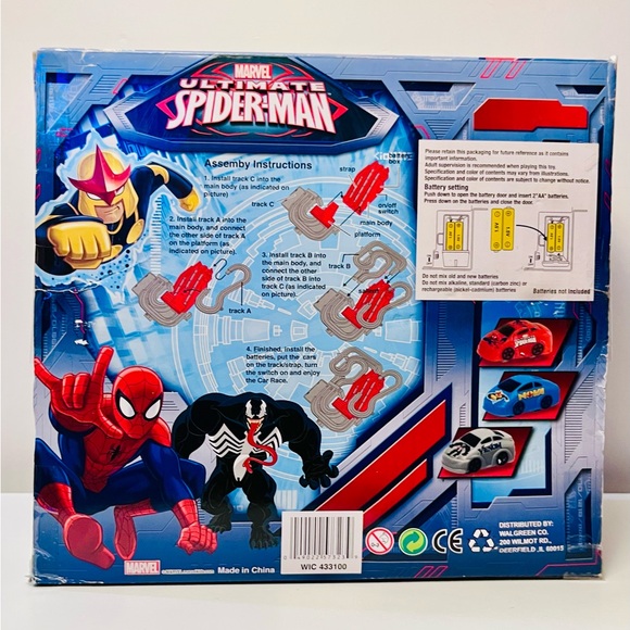 NEW - Ultimate Spider Man Race Car Track - Picture 3 of 5